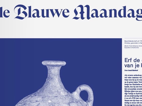 ''De Blauwe Maandag'': een gratis krant die een ode doet aan het kleine geluk.