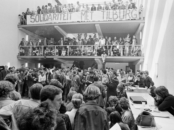 Studenten bezetten universiteiten in 1969