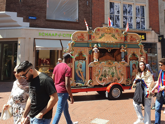 Draaiorgel van Thijs Haenen werkt op zonne-energie