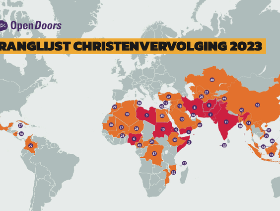 Ranglijst Christenvervolging 2023
