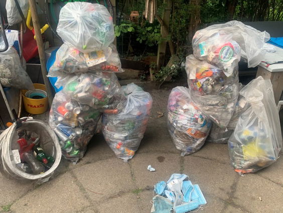 Zwerfinator ziet plastic afvalberg slinken