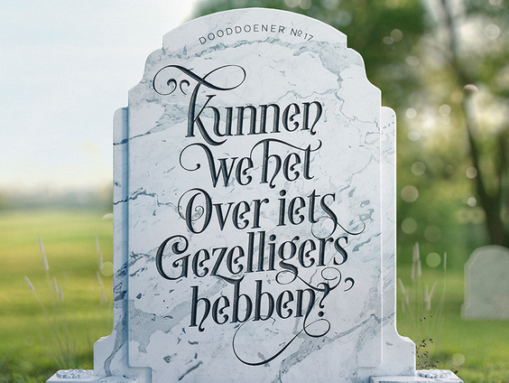 Maak de dood bespreekbaar