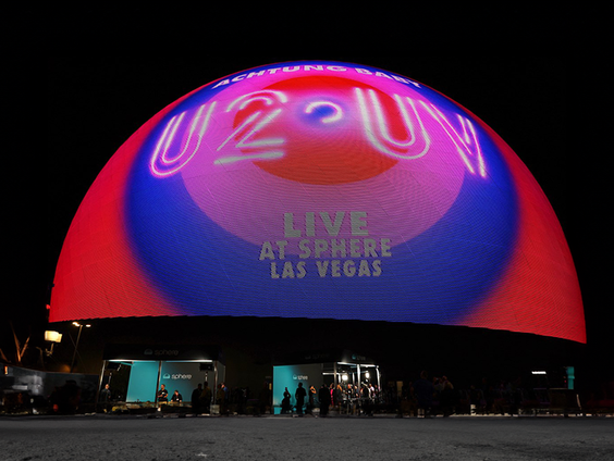 Freek Scholte was bij U2 in Las Vegas