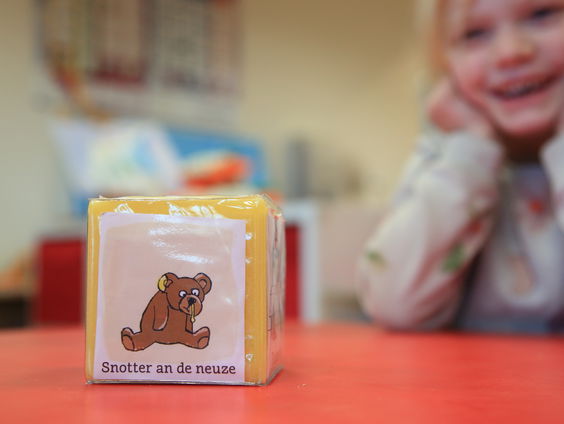 Marije Stomps helpt scholieren hun dialect bij te schaven