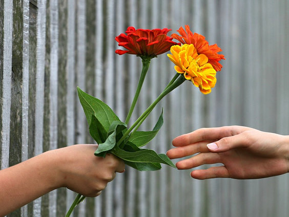 Niet nemen, maar geven!