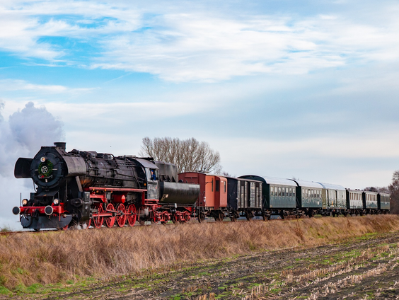 Heerlijke stamppot geserveerd in de trein