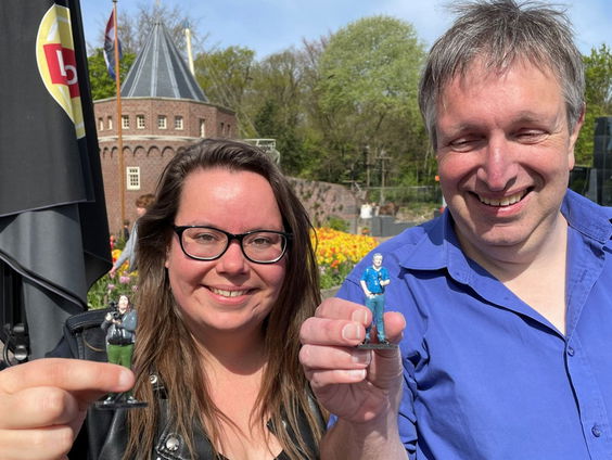 Radio West-presentatoren krijgen miniatuur in Madurodam