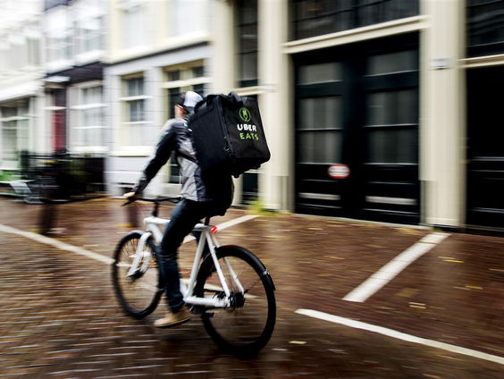 Hardlopende fietskoeriers