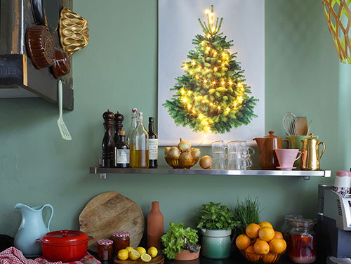 Suseela Gorter ontwierp duurzame, 'platte' kerstboom