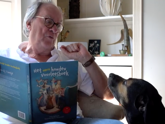 Hans Melissen schrijft het eerste hondenvoorleesboek