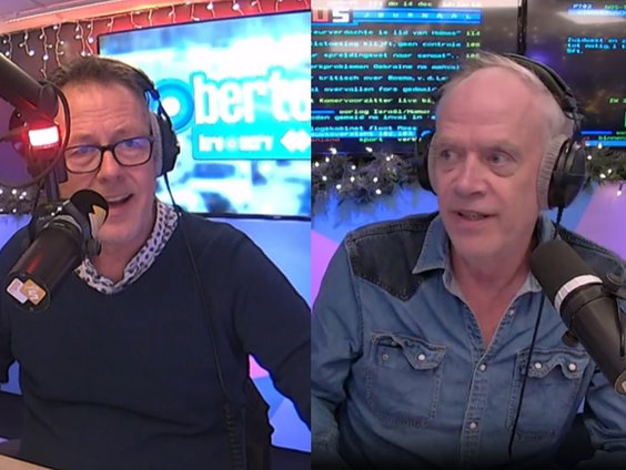 Bert verwelkomt RadioReus Stefan Stasse op NPO Radio 5