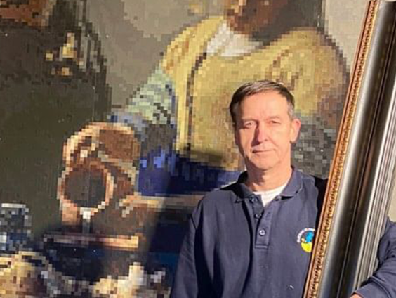 Het Melkmeisje van Vermeer in duizenden klompen