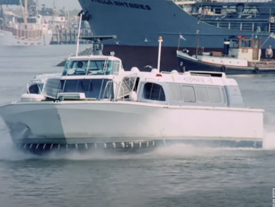 In 1969 kon je met een hovercraft naar de Wadden