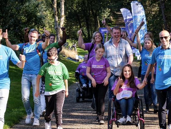 Henk-Willem Laan over de Mega Wandel Marathon voor het Gehandicapte Kind