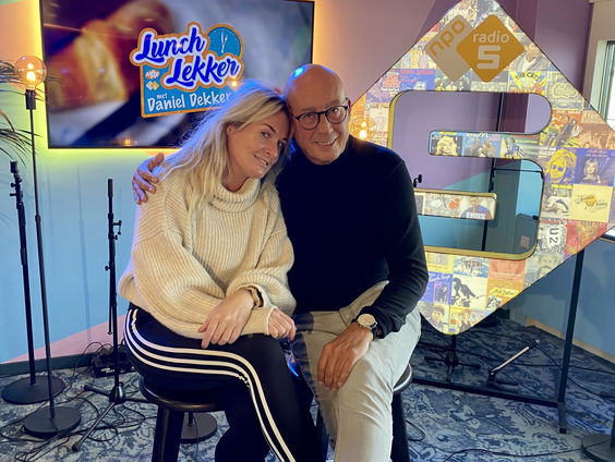 Sanne Hans in de studio!