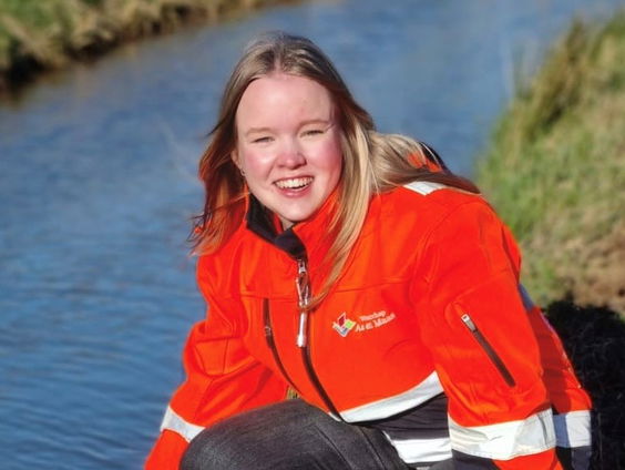 Julia Goets (19) doet mee met de waterschapsverkiezingen