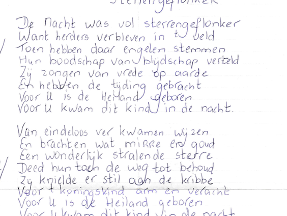 Ria Lommerse is al meer dan 5 jaar op zoek naar een kerstlied