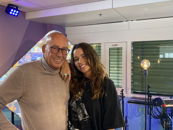 Irene Hin in de studio!