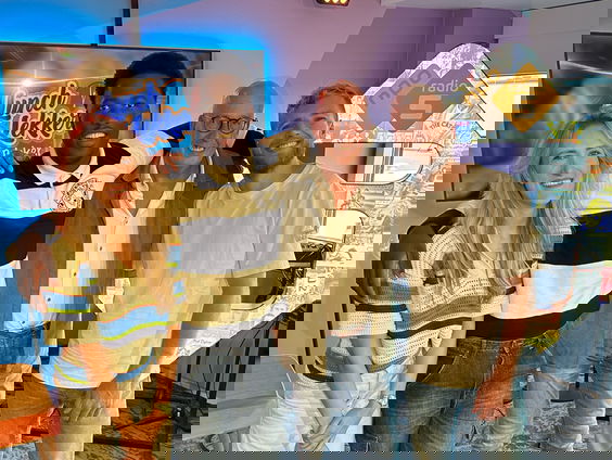 Suzan, Freek & Claude in de studio