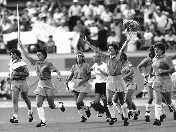 Hockeyer Fieke Boekhorst maakte haar eerste interland in 1978