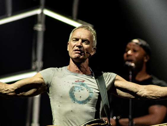 Rene Teunissen was bij het concert van Sting