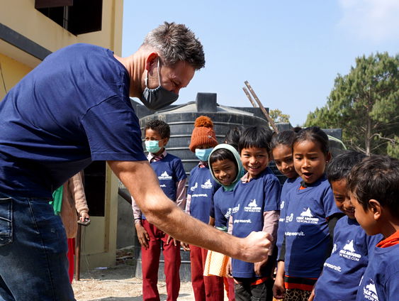 Wereldwandelaar voor het goede doel