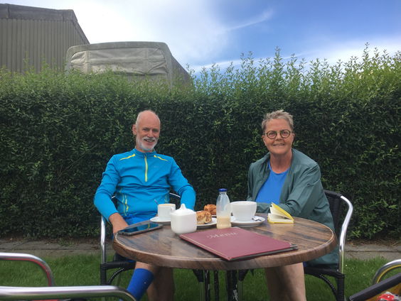 José fietst van Leeuwarden naar Turkije