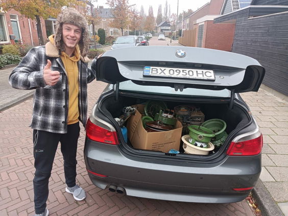 Ria en Hans sturen petroleumstellen naar Oekraïne