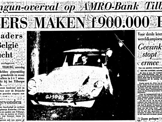 In '65 vallen we middenin de grootste bankroof van Nederland!