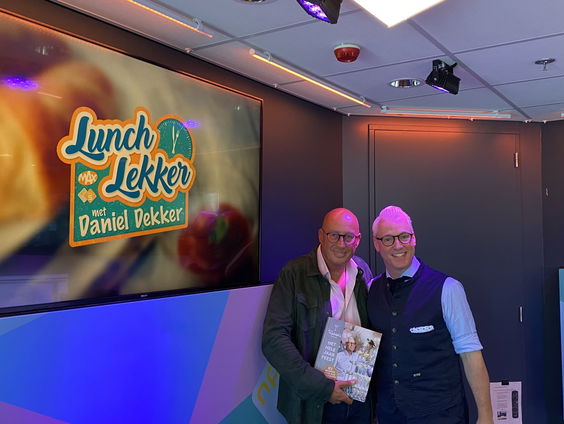 Meester Patissier Rudolph van Veen in de studio!