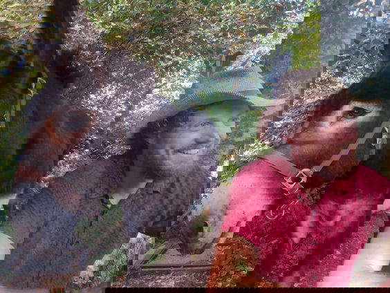 Sander Ritman samen met ezel Joris te voet naar Rome