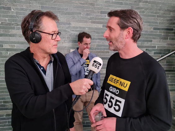 Actievoorzitter Michiel Servaes over succesvol Giro555