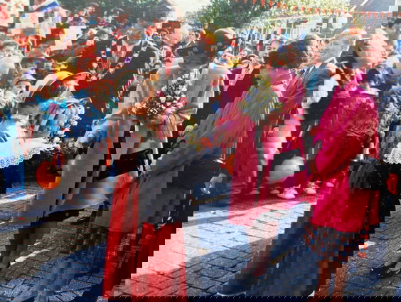 Van nu naar toen: koningsdag in 1992