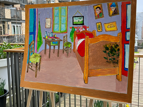 Ouderen veilen zelfgemaakte Van Gogh voor Giro555