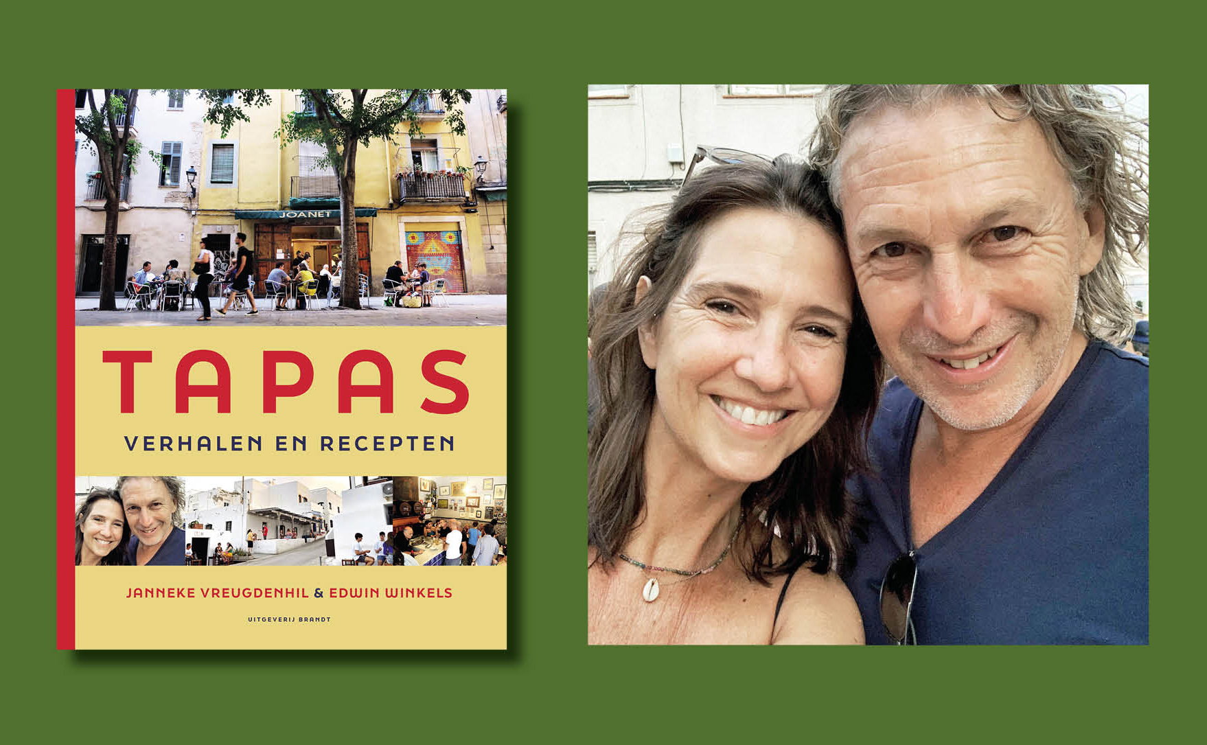 Janneke Vreugdenhil en Edwin Winkels maken samen het boek Tapas | NPO