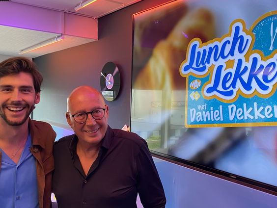 Álvaro Soler in de studio bij Lunch Lekker