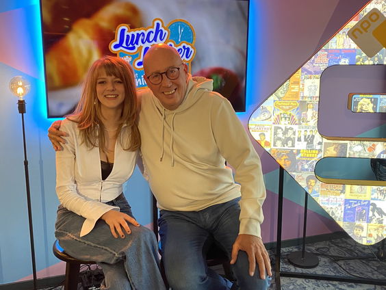 Nieuw talent Moon Jacky Jane in de studio!