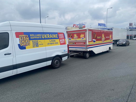 Franky was met patatkraam bij de grens van Oekraine: Hoe was het?