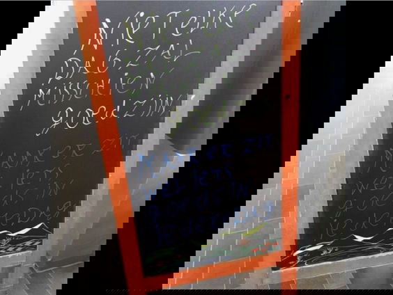 Iedere dag heeft iets goeds