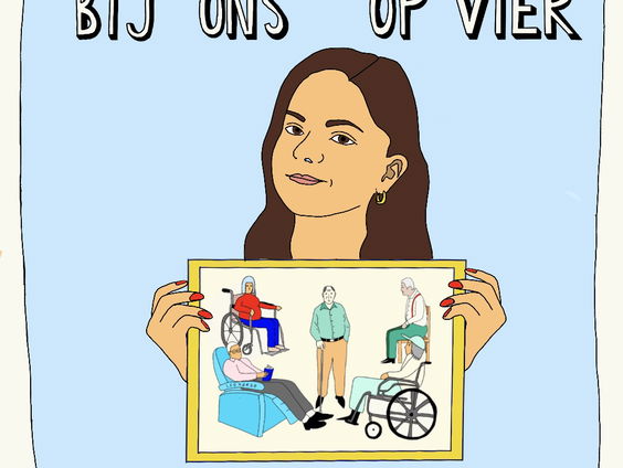 Nina van Overbruggen over haar podcast Bij ons op Vier