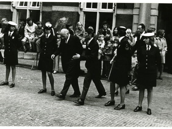Van nu naar toen: Jef Schrijns stond tijdens Prinsjesdag 1973 in de erehaag