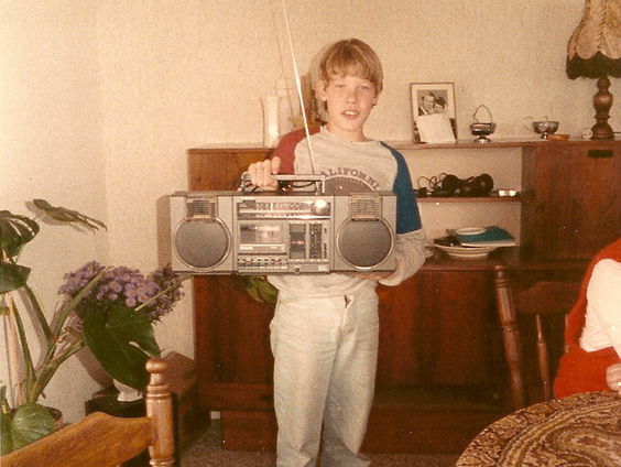 Bert Haandrikman bij Stenders en Van Inkel in 1988