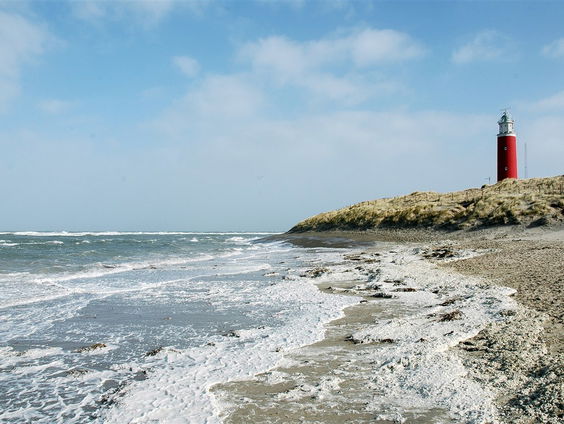 De Eierlander Vuurtoren op Texel brandt nog elke nacht