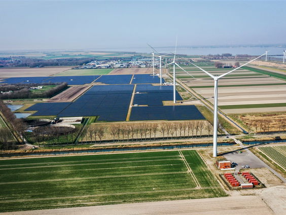 Zon, wind en batterijen zijn de toekomst