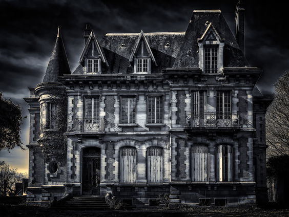 Een spookhuis met drie verschillende schrikgradaties