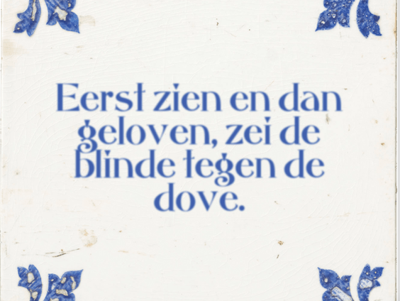 Erik Scherder over 'Eerst zien, dan geloven...'