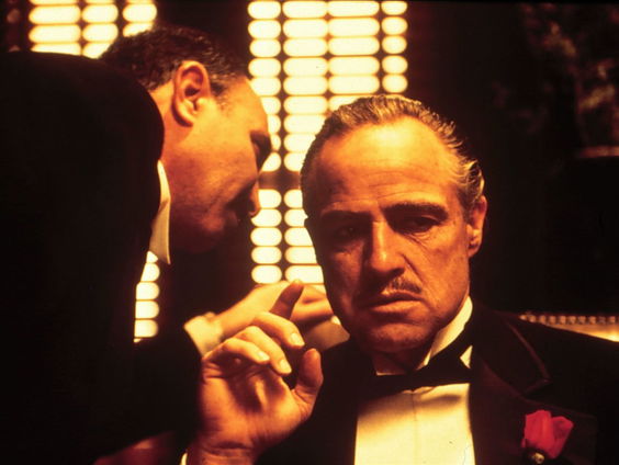 Marlon Brando speelt The Godfather