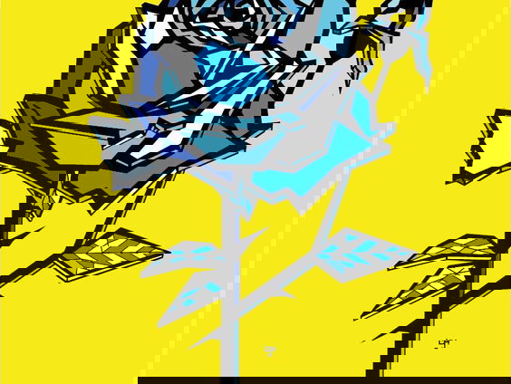 Een miljoen blauwe rozen voor Oekraïne