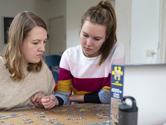 René van der Zwet organiseert het NK Legpuzzelen