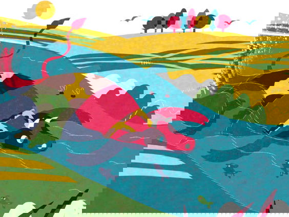 Watersnoodkoe Leonarda is vereeuwigd in een prentenboek